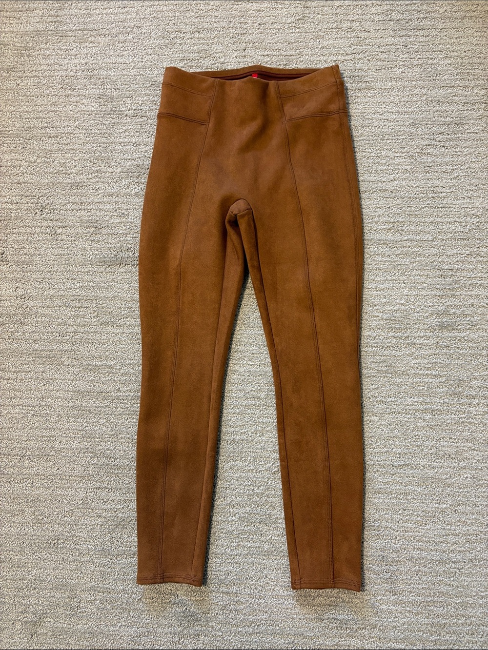 Spanx faux suede leggings